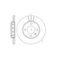 Гальмівний диск REMSA 6426.10