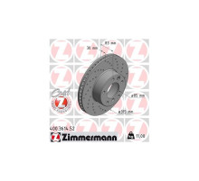 Гальмівний диск ZIMMERMANN 400.3614.52