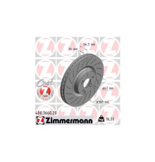 Гальмівний диск ZIMMERMANN 400.3660.20