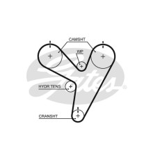 Ремінь ГРМ Gates 5674XS