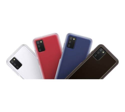 Чохол до мобільного телефона Samsung Soft Clear Cover Galaxy A03s (A037) Black (EF-QA037TBEGRU)