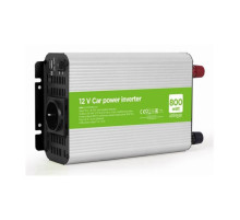 Автомобільний інвертор EnerGenie 12V/220V 800 Вт (EG-PWC800-01)