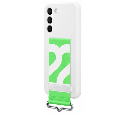 Чохол до мобільного телефона Samsung Silicone with Strap Cover Galaxy S22 Plus White (EF-GS906TWEGRU)