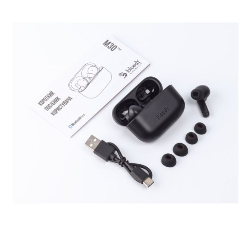 Наушники A4Tech Bloody M30 Black+Red