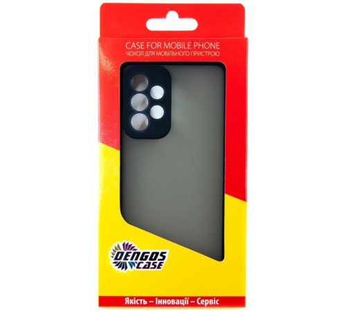 Чохол до мобільного телефона Dengos Matte Samsung Galaxy A33 (black) (DG-TPU-MATT-98)
