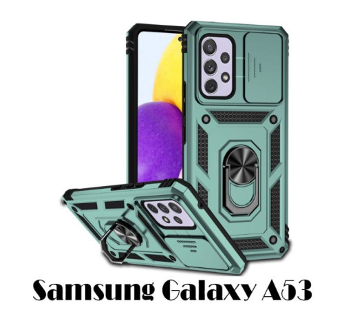 Чохол до мобільного телефона BeCover Military Samsung Galaxy A53 SM-A536 Dark Green (707380)