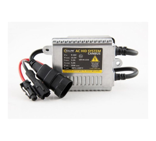 Автолампа SOLAR Slim Canbus Premium Ballast 35W, 9-16В (1570)
