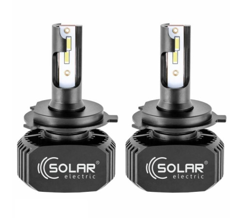 Автолампа SOLAR H4 LED 12/24V 40W 5000Lm 6000K, CSP1860 (8204)