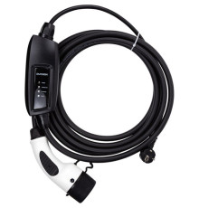 Зарядний пристрій для електромобіля Duosida Type 2 - Schuko (220V), 16A, 3.6кВт, 1-фазное, 5м (EV200276)