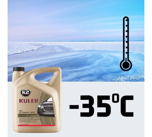 Антифриз K2 KULER -35C 1л RED (T201C)