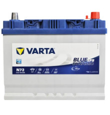 Акумулятор автомобільний Varta 72Ач Blue Dynamic EFB АЗИЯ  N72 (572501076)