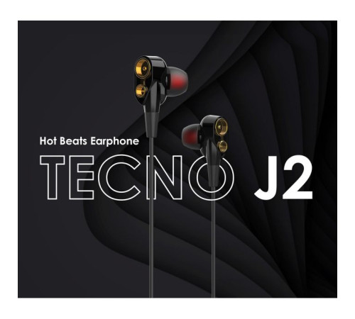 Навушники Tecno Hot beats J2 (4895180748967)