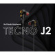 Навушники Tecno Hot beats J2 (4895180748967)