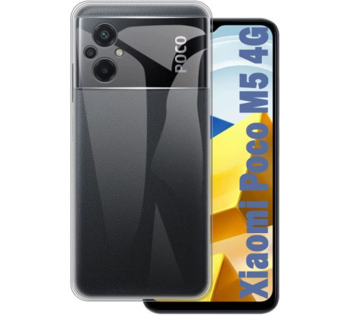 Чохол до мобільного телефона BeCover Poco M5 4G Transparancy (708113)