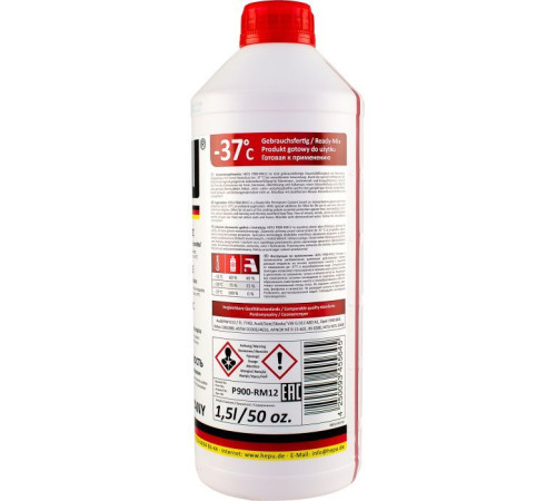 Антифриз HEPU 1.5л червоний (P900-RM12)