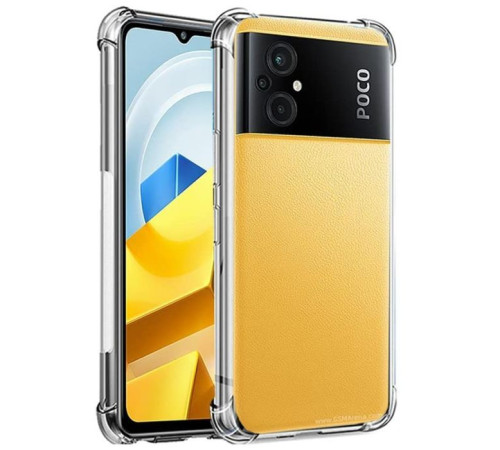 Чохол до мобільного телефона BeCover Anti-Shock Poco M5 4G Clear (708630)