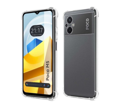 Чохол до мобільного телефона BeCover Anti-Shock Poco M5 4G Clear (708630)