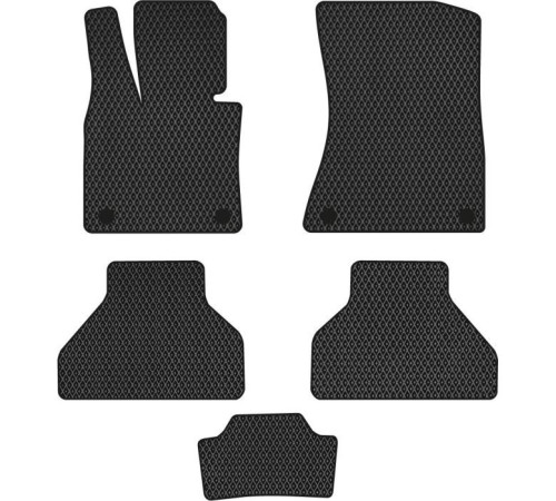 Килимок в салон EVAtech BMW X5 (E70) 2006-2013 2 покоління SUV EU (BM325C5BW4RBB)