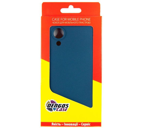 Чохол до мобільного телефона Dengos Carbon Oppo A17K (blue) (DG-TPU-CRBN-168)