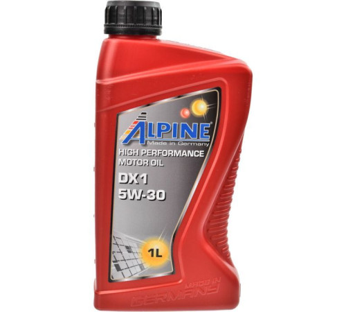Моторное масло Alpine 5W-30 DX1 1л (1665-1)