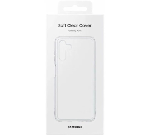 Чохол до мобільного телефона Samsung Samsung A04s Soft Clear Cover Transparency (EF-QA047TTEGRU)