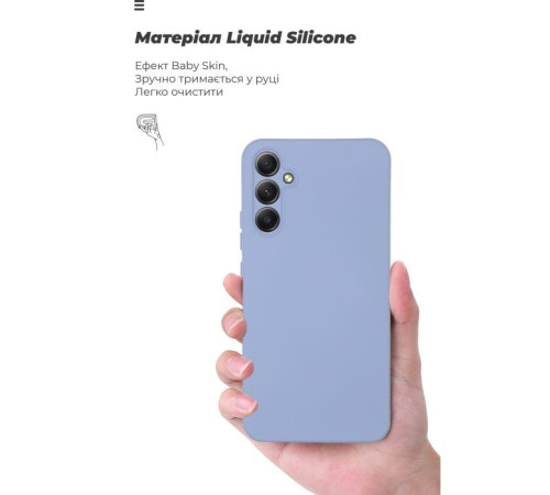 Чохол до мобільного телефона Armorstandart ICON Case Samsung A34 5G (A346) Camera cover Lavender (ARM66498)