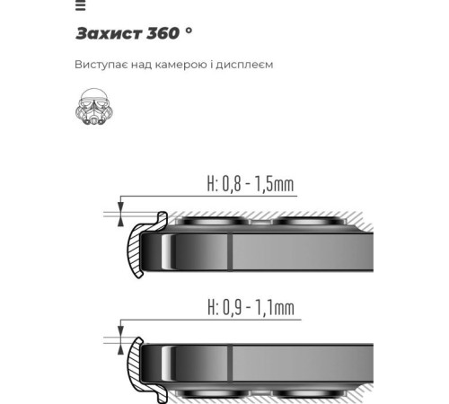 Чохол до мобільного телефона Armorstandart ICON Case Samsung A34 5G (A346) Camera cover Lavender (ARM66498)