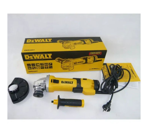 Шлифовальная машина DeWALT 1500 Вт, 2800-10000 об/мин, d=125 мм (DWE4257)
