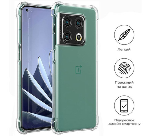 Чохол до мобільного телефона BeCover Anti-Shock OnePlus 10 Pro Clear (709347)