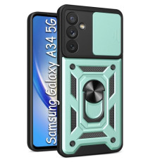 Чохол до мобільного телефона BeCover Military Samsung Galaxy A34 5G SM-A346 Dark Green (709139)