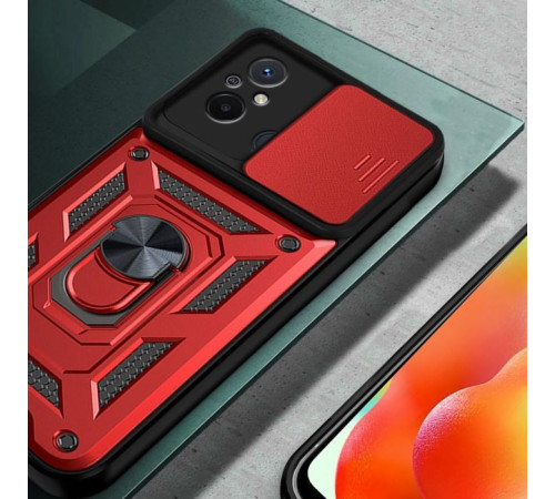 Чохол до мобільного телефона BeCover Military Xiaomi Redmi 12C Red (709168)