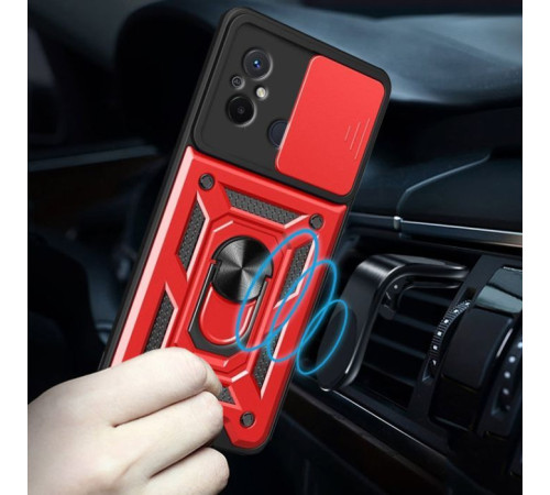 Чохол до мобільного телефона BeCover Military Xiaomi Redmi 12C Red (709168)