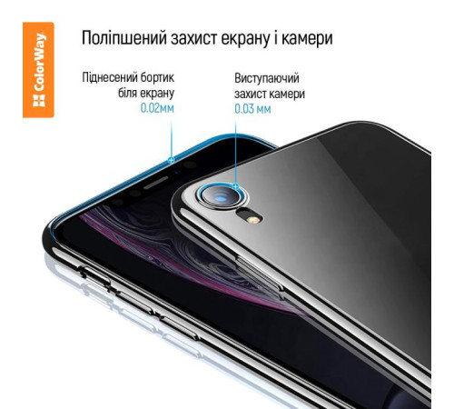 Чохол до мобільного телефона ColorWay TPU matt Xiaomi 13 Lite black (CW-CTMX13L-BK)