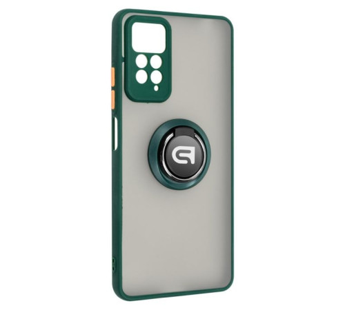 Чохол до мобільного телефона Armorstandart Frosted Matte Ring Xiaomi Redmi Note 12 Pro 4G Dark Green (ARM68383)