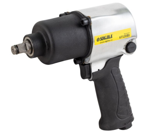 Гайковерт Sigma 1/2" з набором насадок, кейс (6712031)