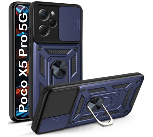 Чохол до мобільного телефона BeCover Military Poco X5 Pro 5G Blue (709115)