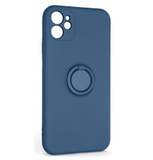 Чохол до мобільного телефона Armorstandart Icon Ring Apple iPhone 11 Blue (ARM68643)