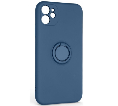 Чохол до мобільного телефона Armorstandart Icon Ring Apple iPhone 11 Blue (ARM68643)