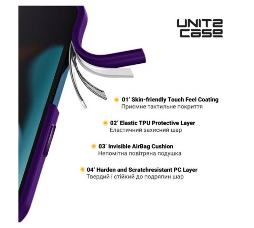 Чохол до мобільного телефона Armorstandart UNIT2 Apple iPhone 15 Plus Purple (ARM69976)
