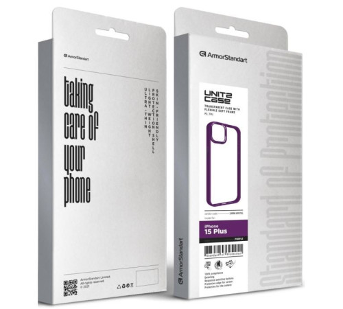 Чохол до мобільного телефона Armorstandart UNIT2 Apple iPhone 15 Plus Purple (ARM69976)
