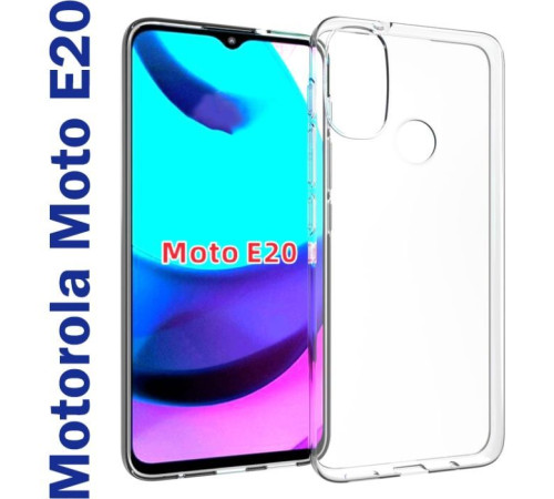 Чохол до мобільного телефона BeCover Motorola Moto E20 Transparancy (706922)