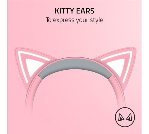 Наушники Razer Kraken Kitty V2 Quartz (RZ04-04730200-R3M1)