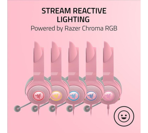 Наушники Razer Kraken Kitty V2 Quartz (RZ04-04730200-R3M1)