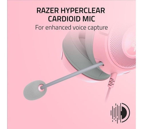 Наушники Razer Kraken Kitty V2 Quartz (RZ04-04730200-R3M1)