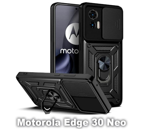 Чохол до мобільного телефона BeCover Military Motorola Edge 30 Neo Black (709966)