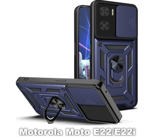 Чохол до мобільного телефона BeCover Military Motorola Moto E22/E22i Blue (709978)
