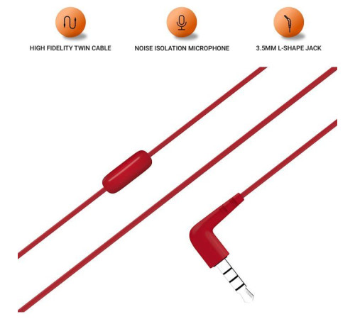 Навушники JBL C50 HI Red (JBLC50HIRED)