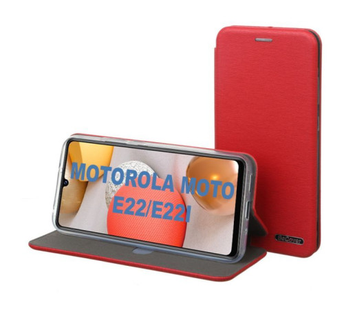 Чохол до мобільного телефона BeCover Exclusive Motorola Moto E22/E22i Burgundy Red (710241)
