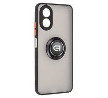 Чохол до мобільного телефона Armorstandart Frosted Matte Ring OPPO A18 4G / A38 4G Black (ARM72699)