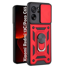 Чохол до мобільного телефона BeCover Military Xiaomi Redmi 13C / Poco C65 Red (710564)